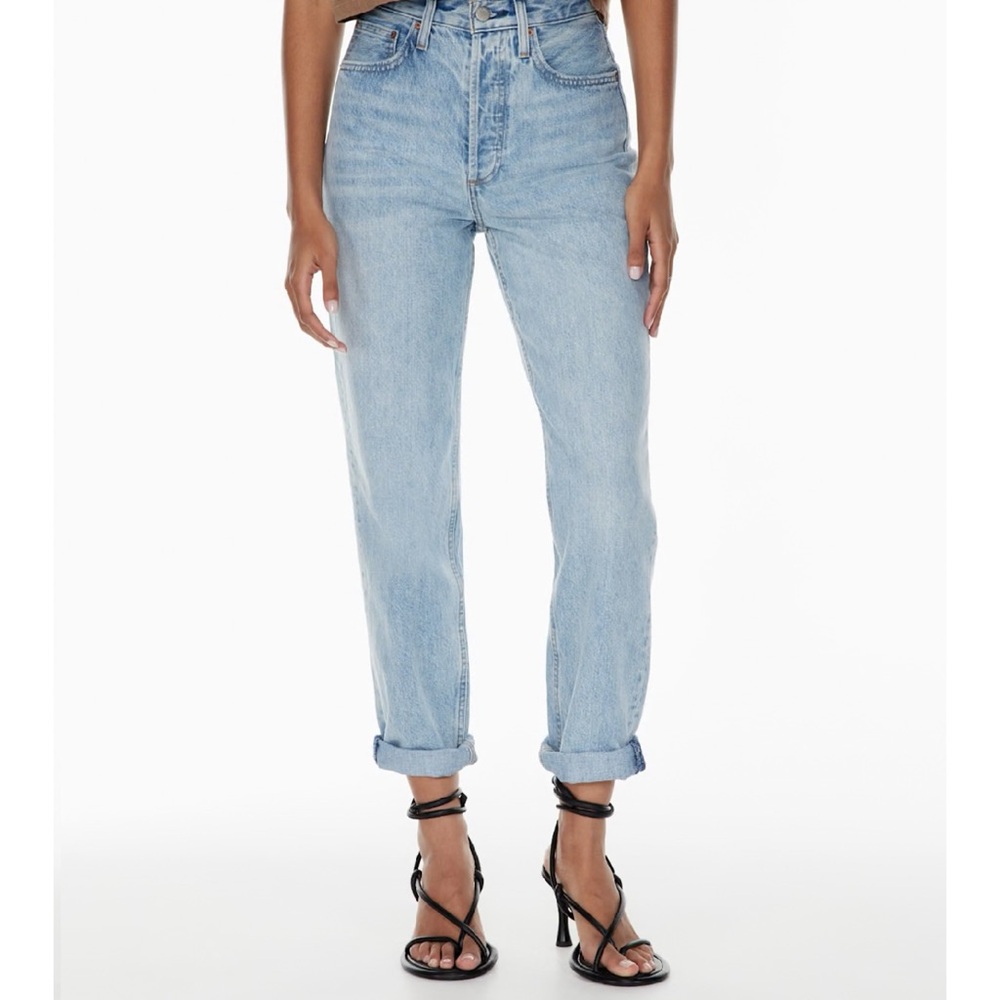 Aritzia Denim Forum the BF High Rise Loose Jeans 28L size: 25